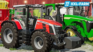 LS22 XXL Farm 1 Einzug auf dem neuen Hof mit den ersten Geräten  FARMING SIMULATOR 22 [upl. by Akiaki533]