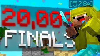 Hitting 20000 finals in bedwars SWEATY GAMES [upl. by Nedrah642]