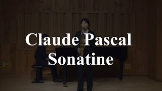 Claude Pascal Sonatine played by Hyunjin Cho Alto Saxophone [upl. by Orme289]