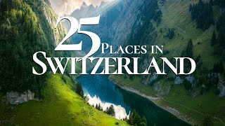 25 Most Beautiful Places to Visit in Switzerland 4K 🇨🇭  Stunning Lakes amp Mountains [upl. by Philippine585]