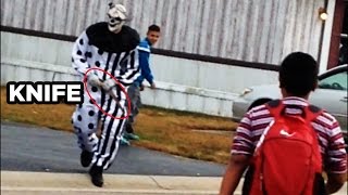 Top 15 Real Creepy Killer Clown Sightings [upl. by Goldfinch]