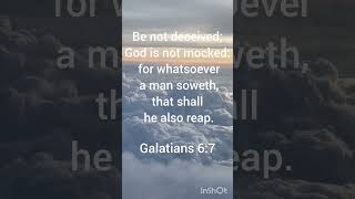 Galatians 67 biblechapter scriptureinspiration godblessyou GodsWord [upl. by Nosneb527]