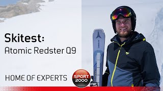 Atomic Redster Q9  2023 Sportcarver skitest [upl. by Ynnep583]