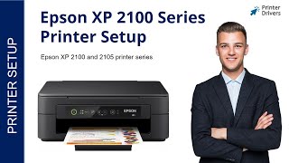 Epson XP 2100 Wireless Setup  Printer installation  WiFi setup  Unboxing [upl. by Leod]