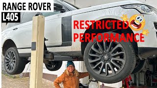 RANGE ROVER L405 RESTRICTED PERFORMANCE FIX  S4Ep52 [upl. by Dnomsad]