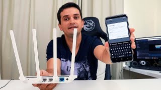 Como CONFIGURAR Qualquer ROTEADOR WIFI pelo CELULAR ou TABLET  ATUALIZADO [upl. by Dorrehs]