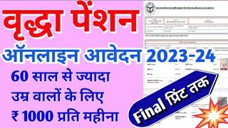 Vridha Pension Online Apply 2023  Vridha Pension Online Kaise Kare  How To Vridha Pension Online [upl. by Engracia925]