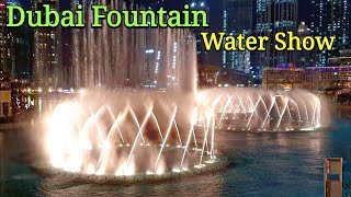 Amazing Dubai Fountain Water Show 2020 Full View 4K [upl. by Hillman]