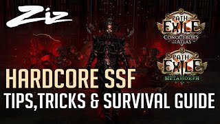 Path of Exile  Hardcore SSF Tips Tricks amp Survival Guide [upl. by Ednyl44]