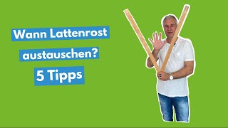 Lattenrost  Wann austauschen  5 Tipps [upl. by Christis531]