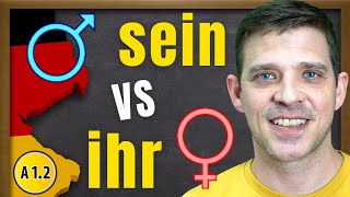 SEIN oder IHR  When to use which  German possessive articles [upl. by Charlotte953]