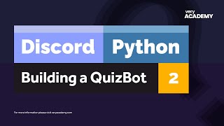 Discord Quiz Bot  Create a Quiz Leaderboard  with Python Django DRF and Heroku Deploy [upl. by Nnednarb]