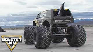 Monster Jam Driver Todd LeDuc EPIC Forward Momentum Backflip for Monster Jump LIVE  Monster Jam [upl. by Anib84]