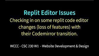 Replit Editor Issues  Autocomplete [upl. by Hahsia664]