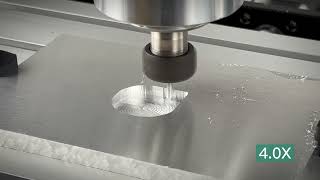 AnoleX CNC 3020 Evo 5mm Aluminum Cutting [upl. by Yelrak]