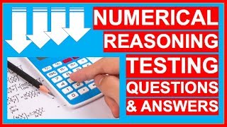 8 NUMERICAL REASONING TEST Questions amp Answers Practice Numerical Tests and PASS [upl. by Aliakim]