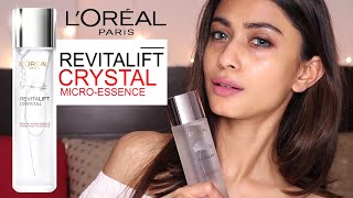 LOreal Paris Crystal MicroEssence Review  Sush Dazzles [upl. by Ydniw]