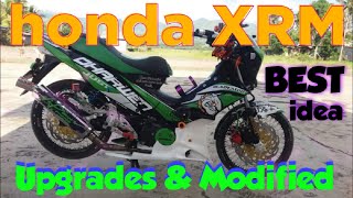 HONDA XRM 110125 BEST UPGRADES AND MODIFIED  MIX CONCEPTS [upl. by Eedoj359]