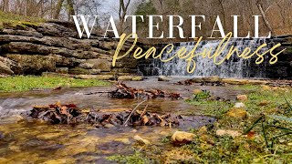 4 Hours of Tranquil Waterfall at Dogwood Canyon Nature Park  4K Nature Sounds Relaxation and Focus [upl. by Waldack462]