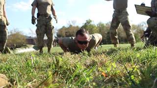 2nd Brigade Army ROTC Ranger Challenge PT event [upl. by Gussi]