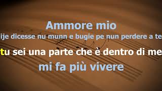 Ammore mio Franco Calone Karaoke By VuErre Music [upl. by Gerrit]