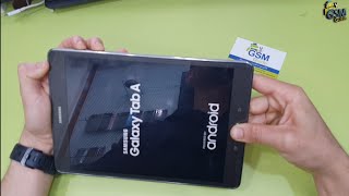 Samsung Tab A  SMT555  Unlock Pattern Password  HARD RESET How To  GSM GUIDE [upl. by Etnaid]