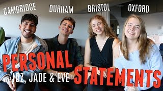 HOW TO WRITE A PERSONAL STATEMENT FOR A TOP UNIVERSITY w UnJaded Jade Ibz Mo  Eve Bennett [upl. by Friday]