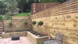 Garden Landscaping  Tiered Garden Design [upl. by Sheelagh]