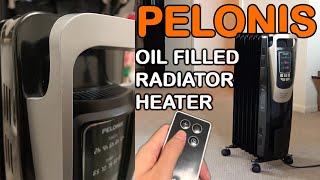 PELONIS Oil Filled Radiator Heater Review [upl. by Diva]