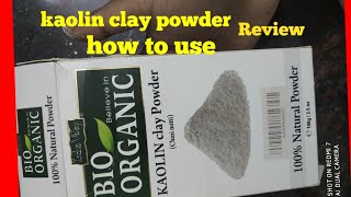 Kaolin clay powder powder review and small information in Tamil [upl. by Emad208]