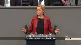 Gesine Lötzsch DIE LINKE Menschen werden durch SoliAbschaffung nicht entlastet [upl. by Etireugram]