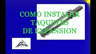 Como instalar taquetes de expansion [upl. by Alian]