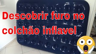 DESCOBRIR FURO NO COLCHÃO INFLÁVEL  EM MENOS DE 3 MINUTOS Edcriptografia [upl. by Fania627]