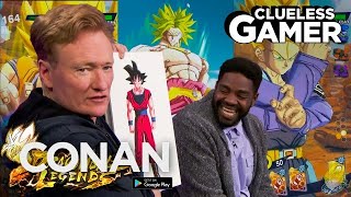 Clueless Gamer quotDragon Ball Legendsquot With Ron Funches  CONAN on TBS [upl. by Eirellam421]