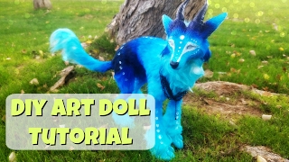 Unda  Diy Art Doll Tutorial [upl. by Acsisnarf586]