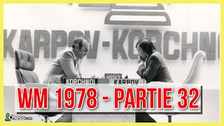 SchachWM 1978 Karpov vs Kortschnoi  Partie 32 [upl. by Alister]