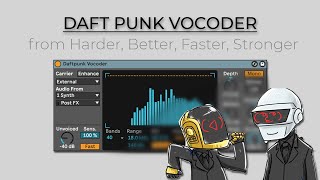 Daft Punk Vocoder Tutorial Ableton Live  from Harder Better Faster Stronger [upl. by Inalawi]