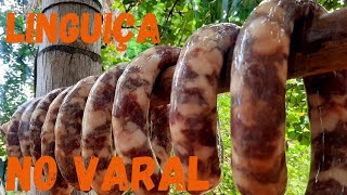 Linguiça caipira  técnica de armazenamento sem geladeira [upl. by Aliuqa396]