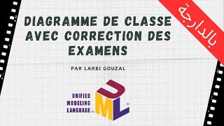 Diagramme de classe avec des exercices corrigés b darija  شرح UML بالدارجة [upl. by Mcwherter636]