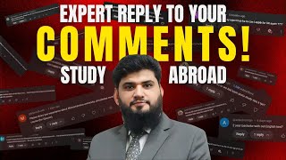 EXPERT REPLY TO ALL COMMENTS  UK May Intake 2025  Study Abroad [upl. by Crudden]