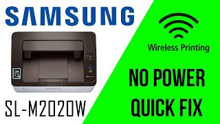 Samsung SLM2020W printer disassembly and fix no power issue [upl. by Asek719]