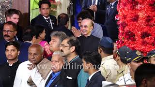 Ratan Tata and Deve Gowda at Isha Ambanis wedding Javed Akhtar in frame too [upl. by Woothen250]