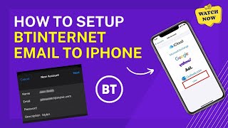 How to Setup BTinternet Email to iPhone  Help Email Tales [upl. by Ettenrahc]