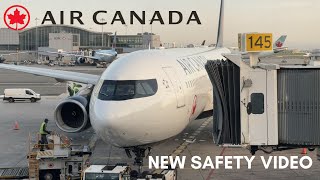 Air Canada NEW SAFETY VIDEO  Airbus A330300 [upl. by Amees383]