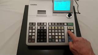 Casio SES400 Registrierkasse [upl. by Jennette]