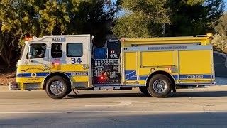 VCFD Medic Engine 34 responding with Q and Airhorn [upl. by Suzzy945]