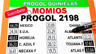 Momios Progol 2198  Progol 2198 Momios  Progol 2198 Momios  progol2198  progol2199 [upl. by Ennagrom]