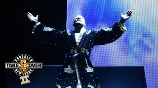 Bobby Roodes glorious entrance NXT TakeOver Brooklyn II only on WWE Network [upl. by Elicec876]