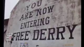 Free Derry Row  Bogside Derry  Ireland 1971 [upl. by Koa]