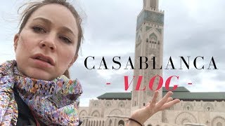 CASABLANCA MOROCCO CITY TOUR  Travel Vlog [upl. by Kcirtemed]